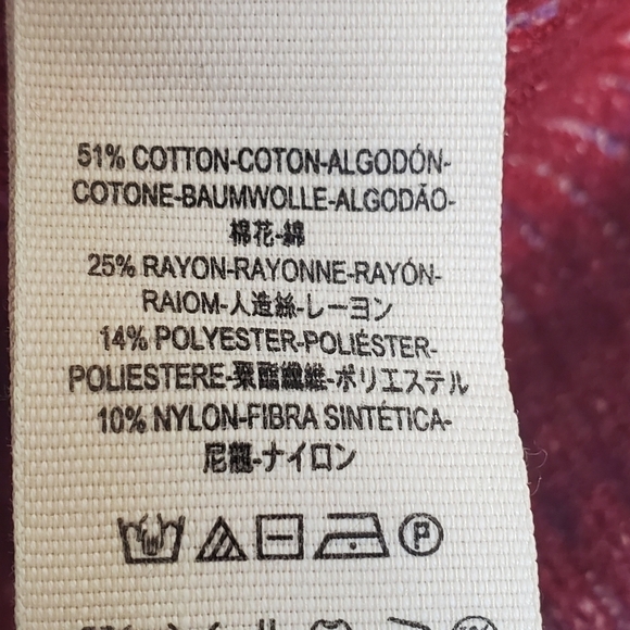 Free People Red Ribbed Top ASO Kelly Alrich on The Society Size S - Picture 8 of 10